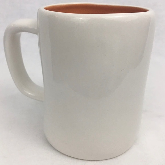 Rae Dunn Orange Interior Thanksgiving Holiday Mug “Stuffed” Dimpled Large Cup - Picture 7 of 13